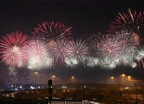 洞口县焰火晚会